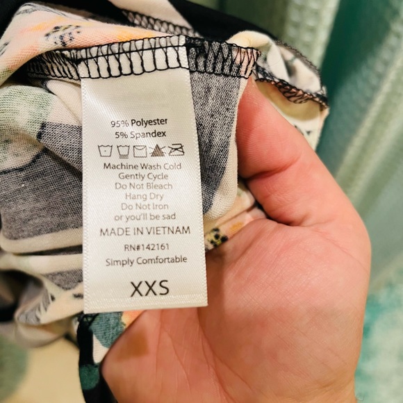 ‼️BOGO SPECIAL‼️NWOT XXS LulaRoe Iris - Picture 3 of 5